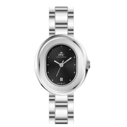 Paris Polo Club PPC-EB07-SL-BK Black Dial Stainless Steel Women Watch